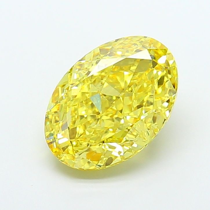 Loose Diamond - OVAL 7.04ct Fancy Vivid Yellow VS1: Loose Diamond - OVAL 7.04ct Fancy Vivid Yellow VS1 Source: This is a real non-mined Diamond that has been grown in a lab Shape: OVAL Carats: 7.04 Color: Fancy Vivid Yellow Certification: IGI Video:
