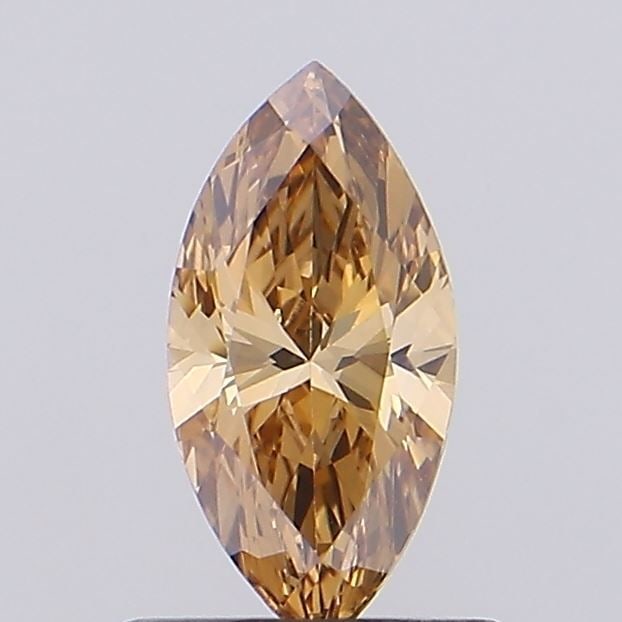 Loose Diamond - MARQUISE 0.51ct Fancy Brown VVS2: Loose Diamond - MARQUISE 0.51ct Fancy Brown VVS2 Source: This is a real non-mined Diamond that has been grown in a lab Shape: MARQUISE Carats: 0.51 Color: Fancy Brown Certification: IGI Video: