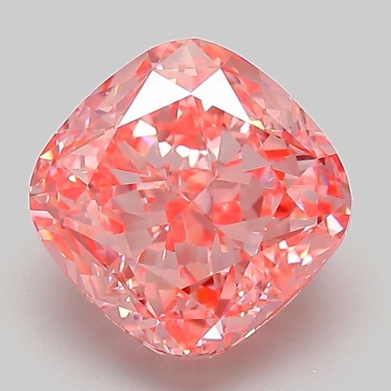 Loose Diamond - CUSHION MODIFIED 3.09ct Fancy Vivid Pink VS1: Loose Diamond - CUSHION MODIFIED 3.09ct Fancy Vivid Pink VS1 Source: This is a real non-mined Diamond that has been grown in a lab Shape: CUSHION MODIFIED Carats: 3.09 Color: Fancy Vivid Pink Certific