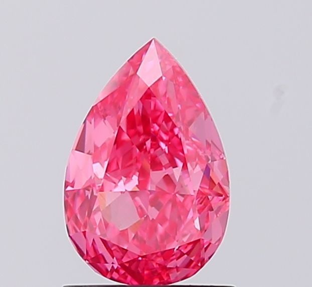 Loose Diamond - PEAR 1.3ct Fancy Vivid Pink VS1: Loose Diamond - PEAR 1.3ct Fancy Vivid Pink VS1 Source: This is a real non-mined Diamond that has been grown in a lab Shape: PEAR Carats: 1.3 Color: Fancy Vivid Pink Certification: IGI Video: