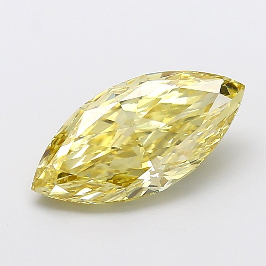 Loose Diamond - MARQUISE 4.02ct Fancy Intense Yellow VVS2: Loose Diamond - MARQUISE 4.02ct Fancy Intense Yellow VVS2 Source: This is a real non-mined Diamond that has been grown in a lab Shape: MARQUISE Carats: 4.02 Color: Fancy Intense Yellow Certification: 