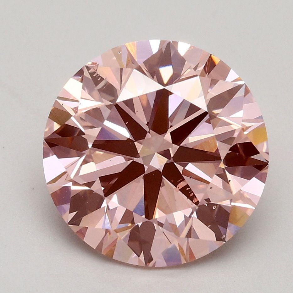 Ideal Loose Diamond - ROUND 2.5ct Fancy Intense Pink SI1: Ideal Loose Diamond - ROUND 2.5ct Fancy Intense Pink SI1 Source: This is a real non-mined Diamond that has been grown in a lab Shape: ROUND Carats: 2.5 Color: Fancy Intense Pink Certification: IGI Vid
