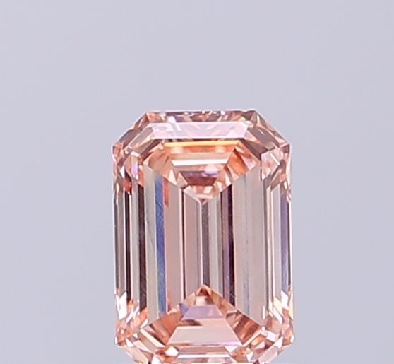 Loose Diamond - EMERALD 0.72ct Fancy Intense Pink VVS2: Loose Diamond - EMERALD 0.72ct Fancy Intense Pink VVS2 Source: This is a real non-mined Diamond that has been grown in a lab Shape: EMERALD Carats: 0.72 Color: Fancy Intense Pink Certification: NONE V