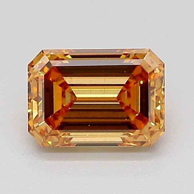Loose Diamond - EMERALD 1.02ct Fancy Light Yellowish Brown VS1: Loose Diamond - EMERALD 1.02ct Fancy Light Yellowish Brown VS1 Source: This is a real non-mined Diamond that has been grown in a lab Shape: EMERALD Carats: 1.02 Color: Fancy Light Yellowish Brown Cert