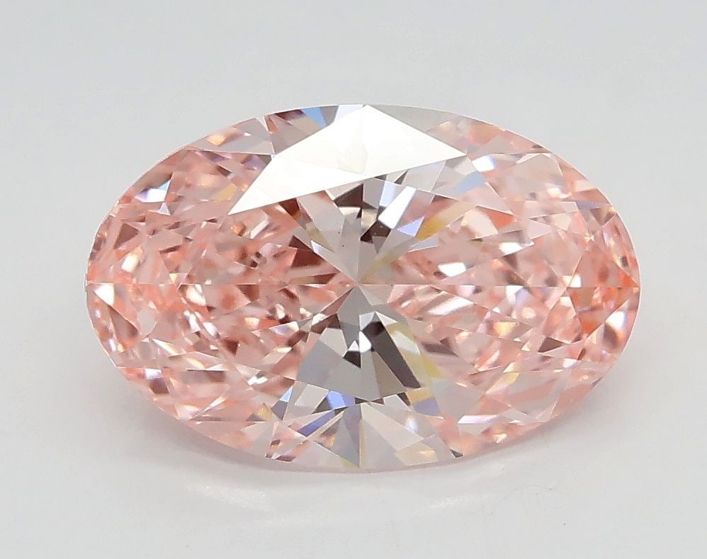 Loose Diamond - OVAL 2.01ct Fancy Vivid Pink VS1: Loose Diamond - OVAL 2.01ct Fancy Vivid Pink VS1 Source: This is a real non-mined Diamond that has been grown in a lab Shape: OVAL Carats: 2.01 Color: Fancy Vivid Pink Certification: IGI Video: