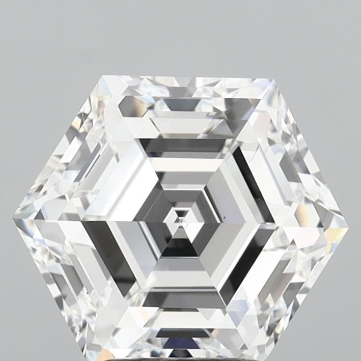 Loose Diamond - HEXAGONAL 4.08ct E VS1: Loose Diamond - HEXAGONAL 4.08ct E VS1 Source: This is a real non-mined Diamond that has been grown in a lab Shape: HEXAGONAL Carats: 4.08 Color: E Clarity: VS1 Certification: IGI Video: