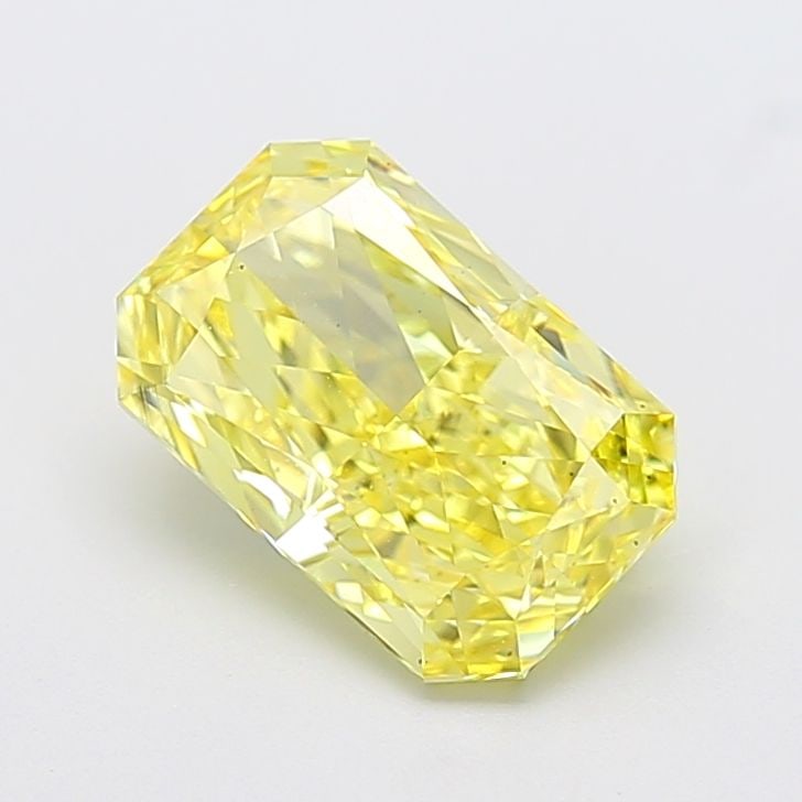 Loose Diamond - RADIANT 3.2ct Fancy Intense Yellow VS2: Loose Diamond - RADIANT 3.2ct Fancy Intense Yellow VS2 Source: This is a real non-mined Diamond that has been grown in a lab Shape: RADIANT Carats: 3.2 Color: Fancy Intense Yellow Certification: IGI V