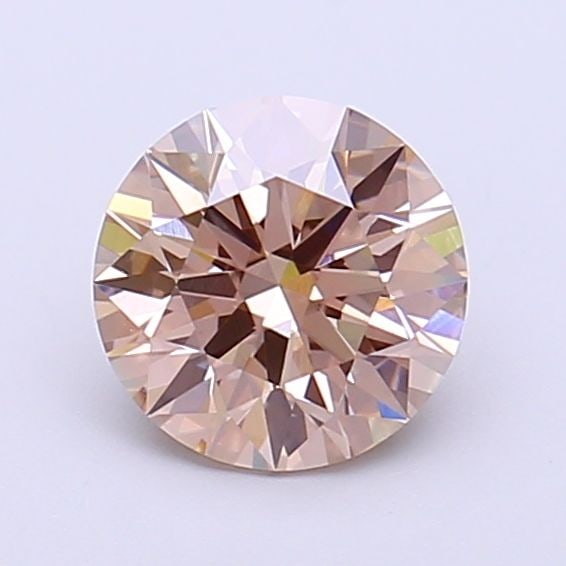 Ideal Loose Diamond - ROUND 1.1ct Fancy Light Brown VVS2: Ideal Loose Diamond - ROUND 1.1ct Fancy Light Brown VVS2 Source: This is a real non-mined Diamond that has been grown in a lab Shape: ROUND Carats: 1.1 Color: Fancy Light Brown Certification: IGI Vide