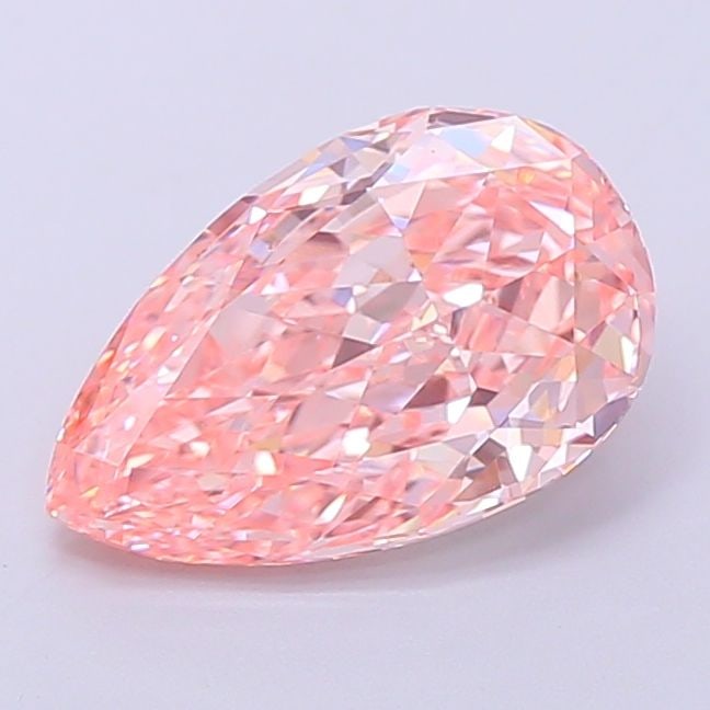 Loose Diamond - PEAR 2.28ct Fancy Vivid Pink VVS2: Loose Diamond - PEAR 2.28ct Fancy Vivid Pink VVS2 Source: This is a real non-mined Diamond that has been grown in a lab Shape: PEAR Carats: 2.28 Color: Fancy Vivid Pink Certification: IGI Video: