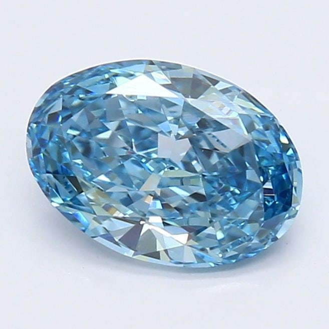 Loose Diamond - OVAL 0.87ct Fancy Vivid Blue VVS2: Loose Diamond - OVAL 0.87ct Fancy Vivid Blue VVS2 Source: This is a real non-mined Diamond that has been grown in a lab Shape: OVAL Carats: 0.87 Color: Fancy Vivid Blue Certification: NONE Video: