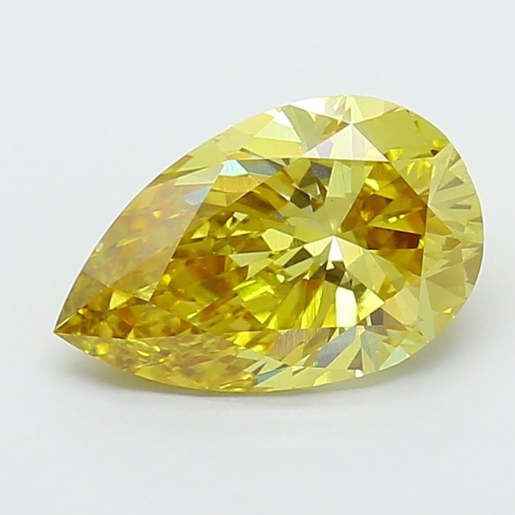 Loose Diamond - PEAR 4.07ct Fancy Intense Brownish Yellow VS1: Loose Diamond - PEAR 4.07ct Fancy Intense Brownish Yellow VS1 Source: This is a real non-mined Diamond that has been grown in a lab Shape: PEAR Carats: 4.07 Color: Fancy Intense Brownish Yellow Certif