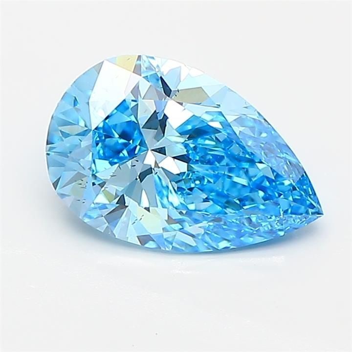 Loose Diamond - PEAR 1.5ct Fancy Vivid Blue SI1: Loose Diamond - PEAR 1.5ct Fancy Vivid Blue SI1 Source: This is a real non-mined Diamond that has been grown in a lab Shape: PEAR Carats: 1.5 Color: Fancy Vivid Blue Certification: IGI Video: