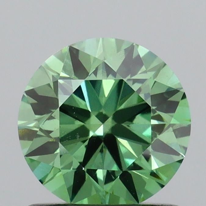 Ideal Loose Diamond - ROUND 0.91ct Fancy Vivid Green VS2: Ideal Loose Diamond - ROUND 0.91ct Fancy Vivid Green VS2 Source: This is a real non-mined Diamond that has been grown in a lab Shape: ROUND Carats: 0.91 Color: Fancy Vivid Green Certification: IGI Vid