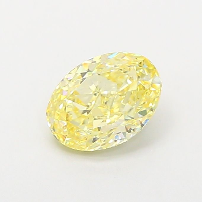 Loose Diamond - OVAL 1.23ct Fancy Yellow VS1: Loose Diamond - OVAL 1.23ct Fancy Yellow VS1 Source: This is a real non-mined Diamond that has been grown in a lab Shape: OVAL Carats: 1.23 Color: Fancy Yellow Certification: IGI Video: