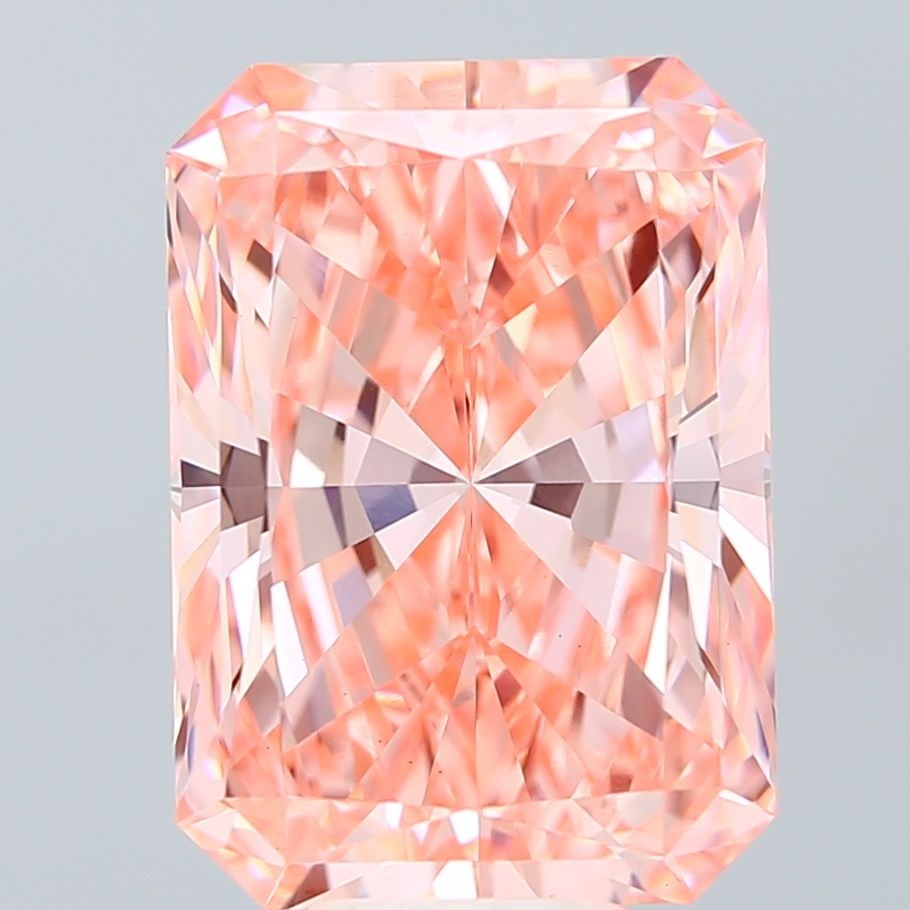 Loose Diamond - RADIANT 10.06ct Fancy Vivid Pink VVS2: Loose Diamond - RADIANT 10.06ct Fancy Vivid Pink VVS2 Source: This is a real non-mined Diamond that has been grown in a lab Shape: RADIANT Carats: 10.06 Color: Fancy Vivid Pink Certification: IGI Addi