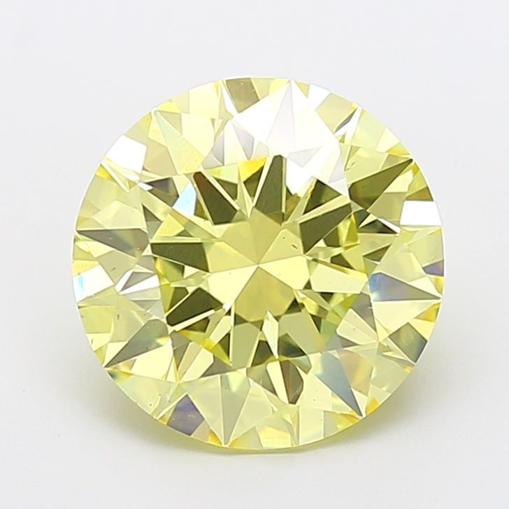 Loose Diamond - ROUND 5.01ct Fancy Intense Yellow VS1: Loose Diamond - ROUND 5.01ct Fancy Intense Yellow VS1 Source: This is a real non-mined Diamond that has been grown in a lab Shape: ROUND Carats: 5.01 Color: Fancy Intense Yellow Certification: IGI Vid