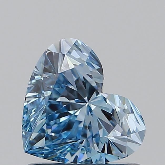 Loose Diamond - HEART 0.75ct Fancy Intense Blue VVS2: Loose Diamond - HEART 0.75ct Fancy Intense Blue VVS2 Source: This is a real non-mined Diamond that has been grown in a lab Shape: HEART Carats: 0.75 Color: Fancy Intense Blue Certification: IGI Video: