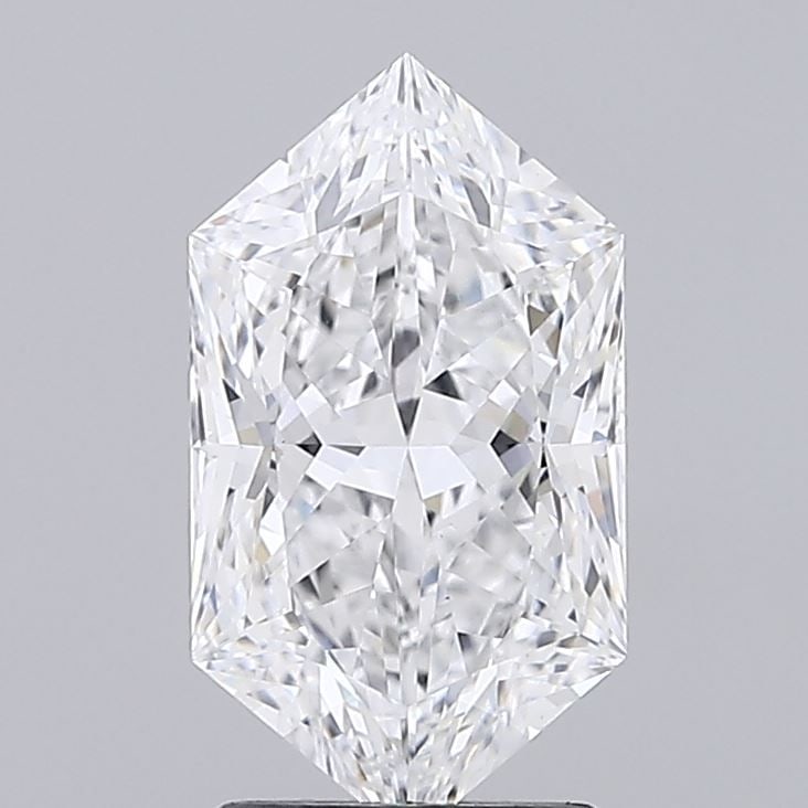 Loose Diamond - HEXAGONAL 2.56ct D VVS2: Loose Diamond - HEXAGONAL 2.56ct D VVS2 Source: This is a real non-mined Diamond that has been grown in a lab Shape: HEXAGONAL Carats: 2.56 Color: D Clarity: VVS2 Certification: IGI Video: