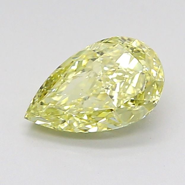 Loose Diamond - PEAR 1.03ct Fancy Yellow VVS2: Loose Diamond - PEAR 1.03ct Fancy Yellow VVS2 Source: This is a real non-mined Diamond that has been grown in a lab Shape: PEAR Carats: 1.03 Color: Fancy Yellow Certification: IGI Video: