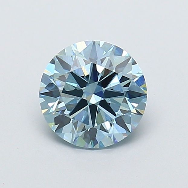 Ideal Loose Diamond - ROUND 1.23ct Fancy Vivid Blue VS1: Ideal Loose Diamond - ROUND 1.23ct Fancy Vivid Blue VS1 Source: This is a real non-mined Diamond that has been grown in a lab Shape: ROUND Carats: 1.23 Color: Fancy Vivid Blue Certification: IGI Video