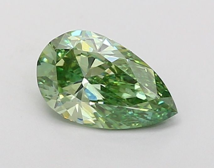 Loose Diamond - PEAR 1.0ct Fancy Vivid Green VVS2: Loose Diamond - PEAR 1.0ct Fancy Vivid Green VVS2 Source: This is a real non-mined Diamond that has been grown in a lab Shape: PEAR Carats: 1.0 Color: Fancy Vivid Green Certification: IGI Video: