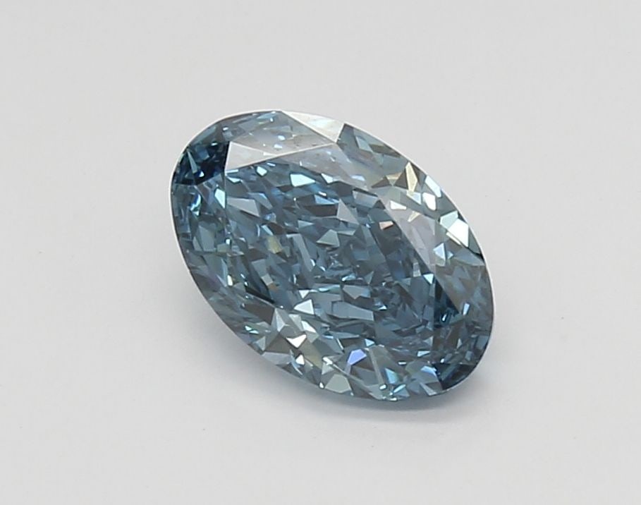 Loose Diamond - OVAL 1.37ct Fancy Vivid Blue VS1: Loose Diamond - OVAL 1.37ct Fancy Vivid Blue VS1 Source: This is a real non-mined Diamond that has been grown in a lab Shape: OVAL Carats: 1.37 Color: Fancy Vivid Blue Certification: IGI Video: