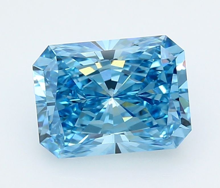 Loose Diamond - RADIANT 2.51ct Fancy Vivid Blue VVS1: Loose Diamond - RADIANT 2.51ct Fancy Vivid Blue VVS1 Source: This is a real non-mined Diamond that has been grown in a lab Shape: RADIANT Carats: 2.51 Color: Fancy Vivid Blue Certification: IGI Video: