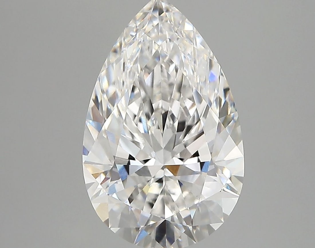 Loose Diamond - PEAR 3.4ct E FL: Loose Diamond - PEAR 3.4ct E FL Source: This is a real non-mined Diamond that has been grown in a lab Shape: PEAR Carats: 3.4 Color: E Clarity: FL Certification: IGI Video:
