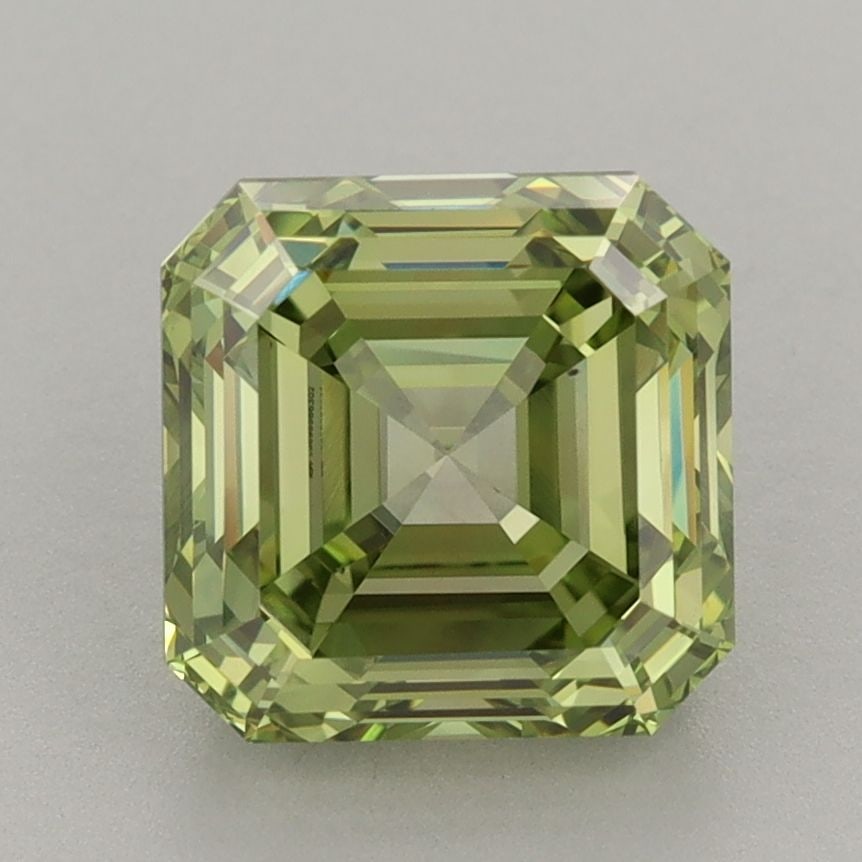 Loose Diamond - SQUARE EMERALD 3.09ct Fancy Vivid Green VS2: Loose Diamond - SQUARE EMERALD 3.09ct Fancy Vivid Green VS2 Source: This is a real non-mined Diamond that has been grown in a lab Shape: SQUARE EMERALD Carats: 3.09 Color: Fancy Vivid Green Certificat
