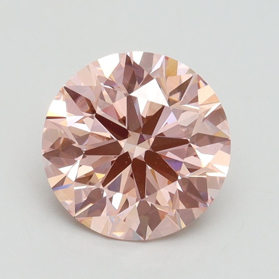 Ideal Loose Diamond - ROUND 2.06ct Fancy Intense Pink VS2: Ideal Loose Diamond - ROUND 2.06ct Fancy Intense Pink VS2 Source: This is a real non-mined Diamond that has been grown in a lab Shape: ROUND Carats: 2.06 Color: Fancy Intense Pink Certification: IGI V