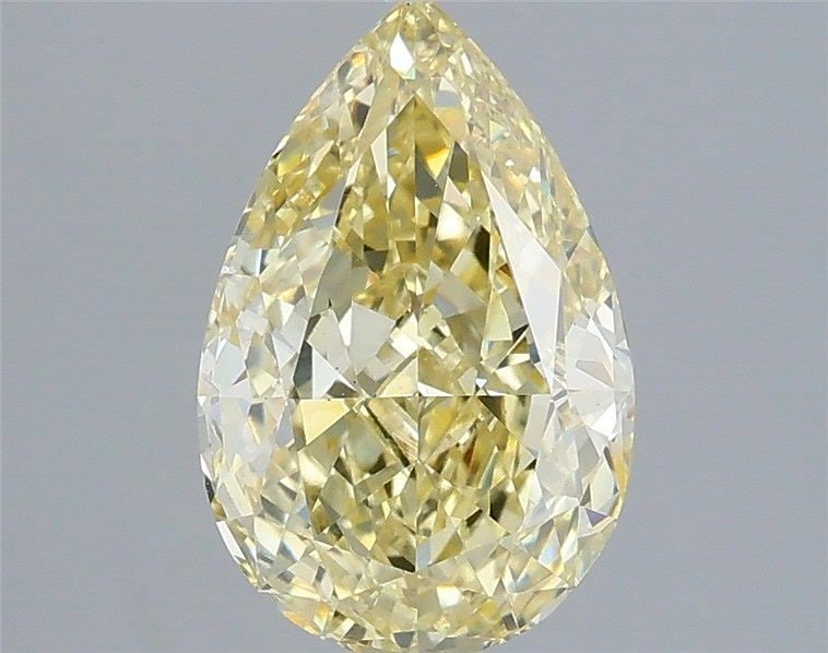 Loose Diamond - PEAR 2.09ct Fancy Intense Yellow VS1: Loose Diamond - PEAR 2.09ct Fancy Intense Yellow VS1 Source: This is a real non-mined Diamond that has been grown in a lab Shape: PEAR Carats: 2.09 Color: Fancy Intense Yellow Certification: IGI Video