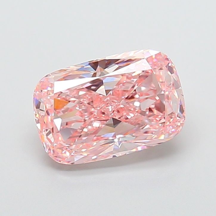 Loose Diamond - CUSHION MODIFIED 4.53ct Fancy Intense Pink VVS2: Loose Diamond - CUSHION MODIFIED 4.53ct Fancy Intense Pink VVS2 Source: This is a real non-mined Diamond that has been grown in a lab Shape: CUSHION MODIFIED Carats: 4.53 Color: Fancy Intense Pink Cer