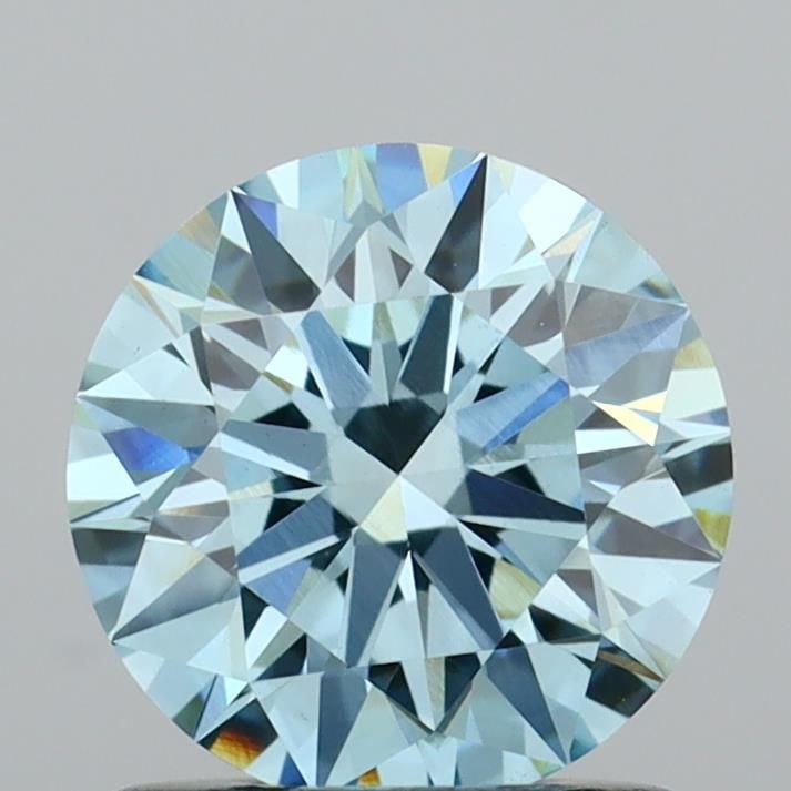 Ideal Loose Diamond - ROUND 1.04ct Fancy Vivid Blue VVS2: Ideal Loose Diamond - ROUND 1.04ct Fancy Vivid Blue VVS2 Source: This is a real non-mined Diamond that has been grown in a lab Shape: ROUND Carats: 1.04 Color: Fancy Vivid Blue Certification: IGI Vide