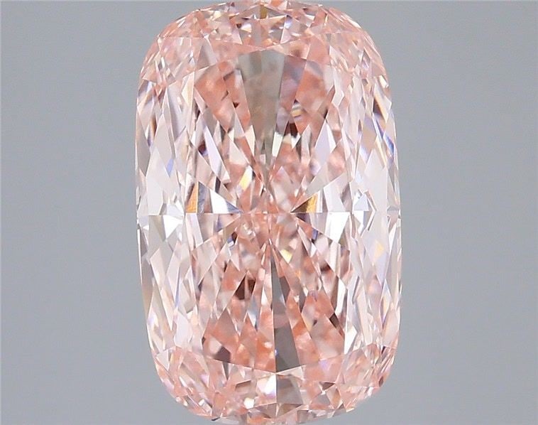 Loose Diamond - CUSHION MODIFIED 3.46ct Fancy Vivid Pink VVS1: Loose Diamond - CUSHION MODIFIED 3.46ct Fancy Vivid Pink VVS1 Source: This is a real non-mined Diamond that has been grown in a lab Shape: CUSHION MODIFIED Carats: 3.46 Color: Fancy Vivid Pink Certifi