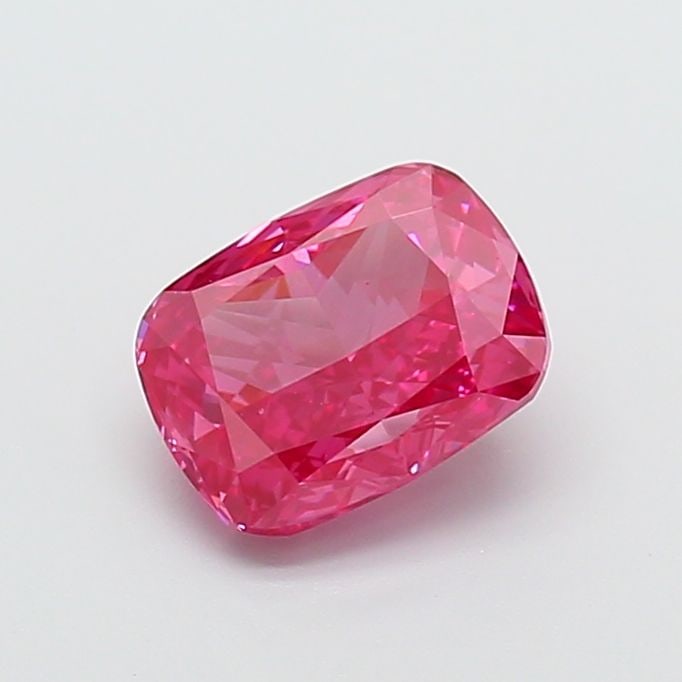 Loose Diamond - CUSHION MODIFIED 2.41ct Fancy Vivid Pink VS1: Loose Diamond - CUSHION MODIFIED 2.41ct Fancy Vivid Pink VS1 Source: This is a real non-mined Diamond that has been grown in a lab Shape: CUSHION MODIFIED Carats: 2.41 Color: Fancy Vivid Pink Certific
