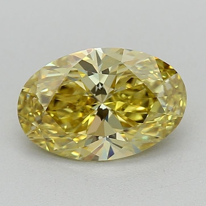 Loose Diamond - OVAL 0.82ct Fancy Intense Yellow VS2: Loose Diamond - OVAL 0.82ct Fancy Intense Yellow VS2 Source: This is a real non-mined Diamond that has been grown in a lab Shape: OVAL Carats: 0.82 Color: Fancy Intense Yellow Certification: IGI Video