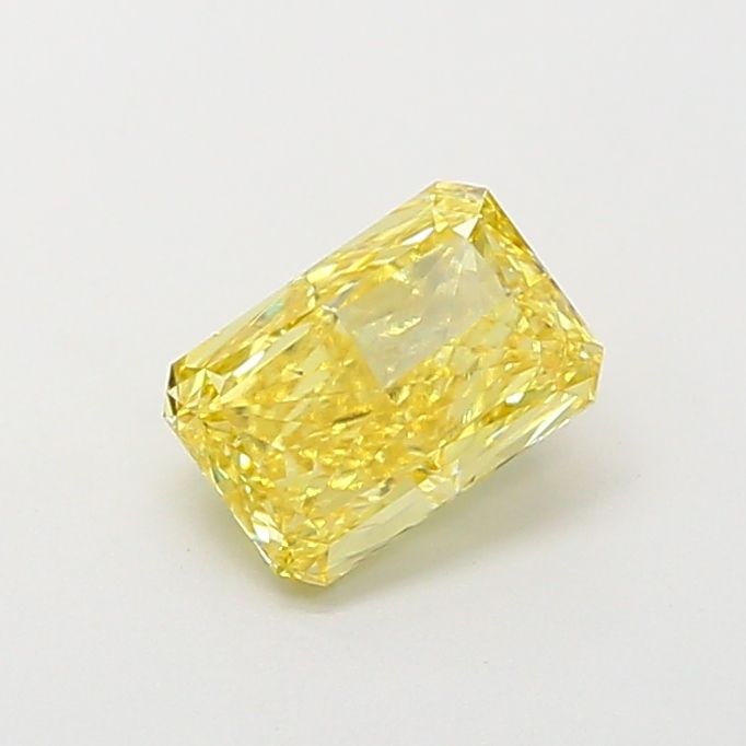 Loose Diamond - RADIANT 1.0ct Fancy Intense Yellow VS2: Loose Diamond - RADIANT 1.0ct Fancy Intense Yellow VS2 Source: This is a real non-mined Diamond that has been grown in a lab Shape: RADIANT Carats: 1.0 Color: Fancy Intense Yellow Certification: IGI