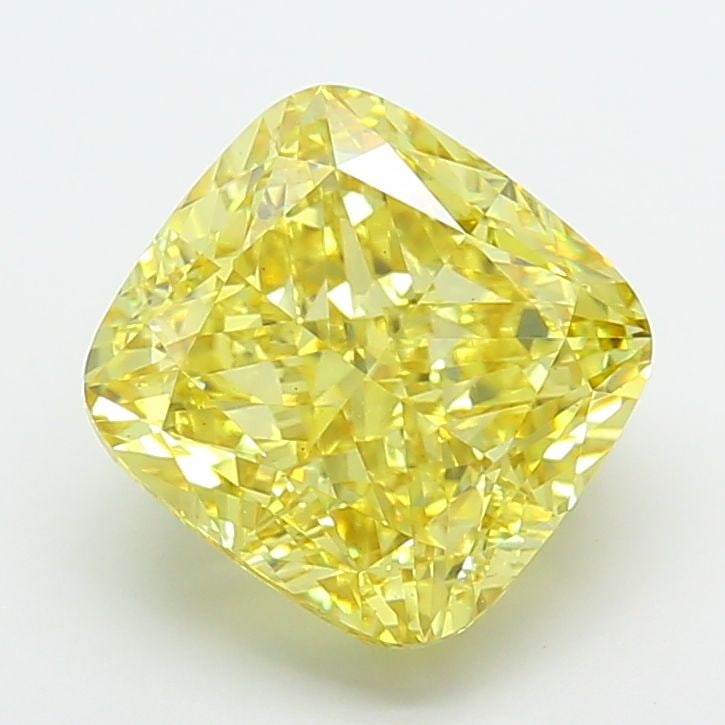 Loose Diamond - CUSHION MODIFIED 8.09ct Fancy Intense Yellow VS1: Loose Diamond - CUSHION MODIFIED 8.09ct Fancy Intense Yellow VS1 Source: This is a real non-mined Diamond that has been grown in a lab Shape: CUSHION MODIFIED Carats: 8.09 Color: Fancy Intense Yellow 