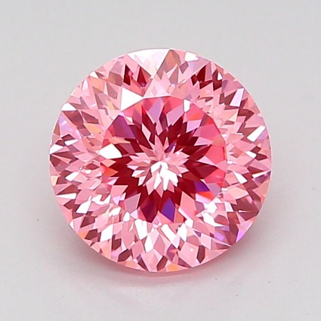Loose Diamond - ROUND 1.59ct Fancy Vivid Pink VVS2: Loose Diamond - ROUND 1.59ct Fancy Vivid Pink VVS2 Source: This is a real non-mined Diamond that has been grown in a lab Shape: ROUND Carats: 1.59 Color: Fancy Vivid Pink Certification: IGI Video: