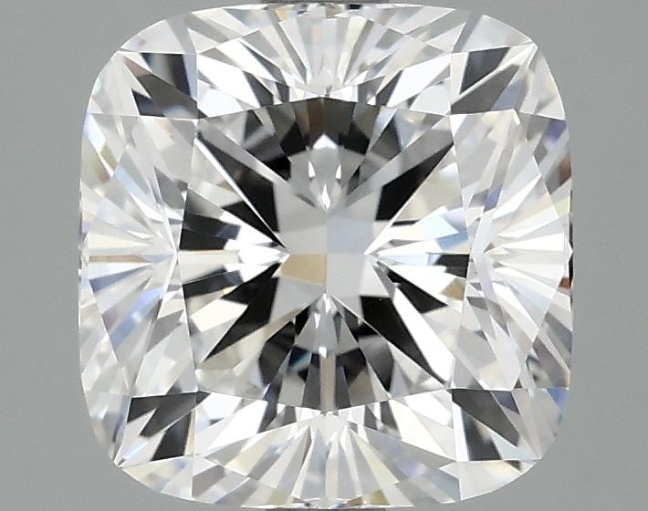 Loose Diamond - CUSHION MODIFIED 2.59ct E VVS2: Loose Diamond - CUSHION MODIFIED 2.59ct E VVS2 Source: This is a real non-mined Diamond that has been grown in a lab Shape: CUSHION MODIFIED Carats: 2.59 Color: E Clarity: VVS2 Certification: IGI Vide