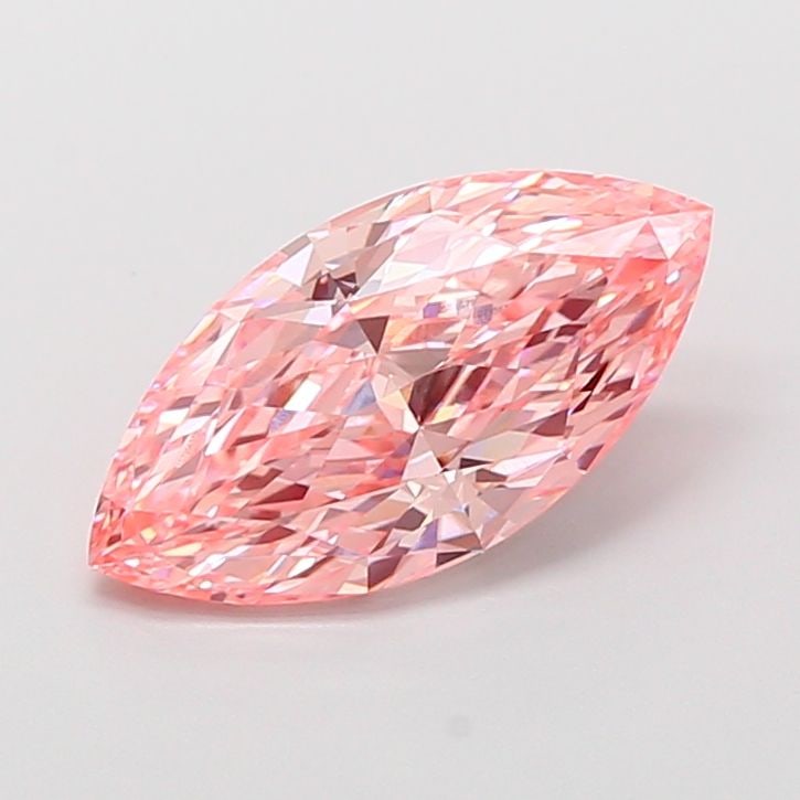 Loose Diamond - MARQUISE 3.09ct Fancy Vivid Pink VVS2: Loose Diamond - MARQUISE 3.09ct Fancy Vivid Pink VVS2 Source: This is a real non-mined Diamond that has been grown in a lab Shape: MARQUISE Carats: 3.09 Color: Fancy Vivid Pink Certification: IGI Vide