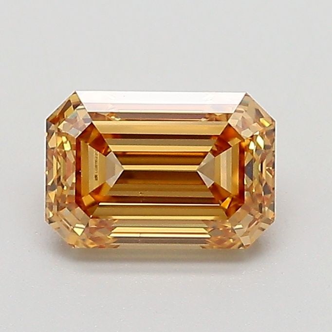 Loose Diamond - EMERALD 1.04ct Fancy Light Yellowish Brown VS1: Loose Diamond - EMERALD 1.04ct Fancy Light Yellowish Brown VS1 Source: This is a real non-mined Diamond that has been grown in a lab Shape: EMERALD Carats: 1.04 Color: Fancy Light Yellowish Brown Cert