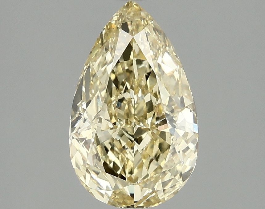 Loose Diamond - PEAR 1.53ct Fancy Intense Yellow VS1: Loose Diamond - PEAR 1.53ct Fancy Intense Yellow VS1 Source: This is a real non-mined Diamond that has been grown in a lab Shape: PEAR Carats: 1.53 Color: Fancy Intense Yellow Certification: IGI Video