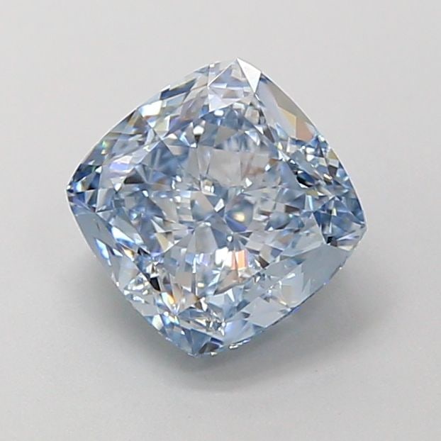 Loose Diamond - CUSHION MODIFIED 1.81ct Fancy Intense Blue VVS1: Loose Diamond - CUSHION MODIFIED 1.81ct Fancy Intense Blue VVS1 Source: This is a real non-mined Diamond that has been grown in a lab Shape: CUSHION MODIFIED Carats: 1.81 Color: Fancy Intense Blue Cer