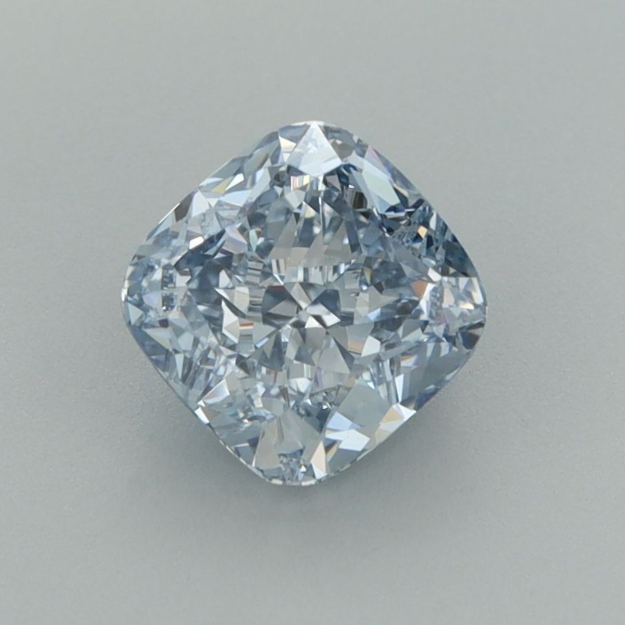 Loose Diamond - CUSHION MODIFIED 1.42ct Fancy Intense Blue VS1: Loose Diamond - CUSHION MODIFIED 1.42ct Fancy Intense Blue VS1 Source: This is a real non-mined Diamond that has been grown in a lab Shape: CUSHION MODIFIED Carats: 1.42 Color: Fancy Intense Blue Cert