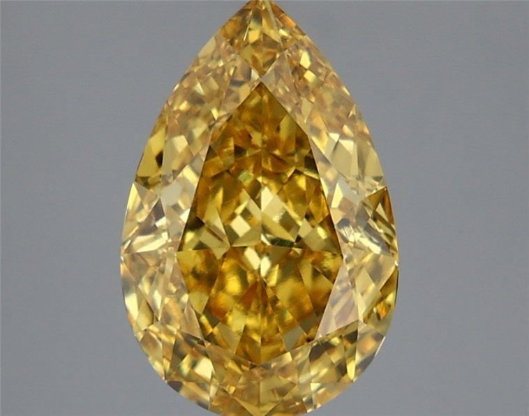 Loose Diamond - PEAR 3.26ct Fancy Vivid Yellow VVS2: Loose Diamond - PEAR 3.26ct Fancy Vivid Yellow VVS2 Source: This is a real non-mined Diamond that has been grown in a lab Shape: PEAR Carats: 3.26 Color: Fancy Vivid Yellow Certification: IGI Video: