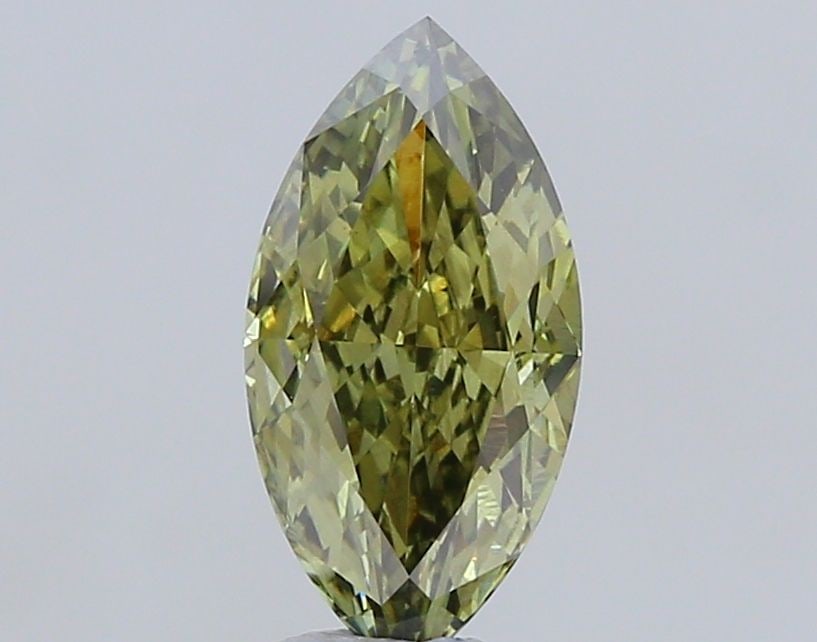 Loose Diamond - MARQUISE 3.02ct Fancy Vivid Green VS1: Loose Diamond - MARQUISE 3.02ct Fancy Vivid Green VS1 Source: This is a real non-mined Diamond that has been grown in a lab Shape: MARQUISE Carats: 3.02 Color: Fancy Vivid Green Certification: IGI Vid