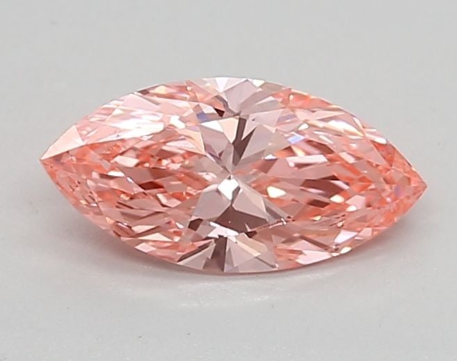 Loose Diamond - MARQUISE 0.62ct Fancy Vivid Pink VS1: Loose Diamond - MARQUISE 0.62ct Fancy Vivid Pink VS1 Source: This is a real non-mined Diamond that has been grown in a lab Shape: MARQUISE Carats: 0.62 Color: Fancy Vivid Pink Certification: IGI Video