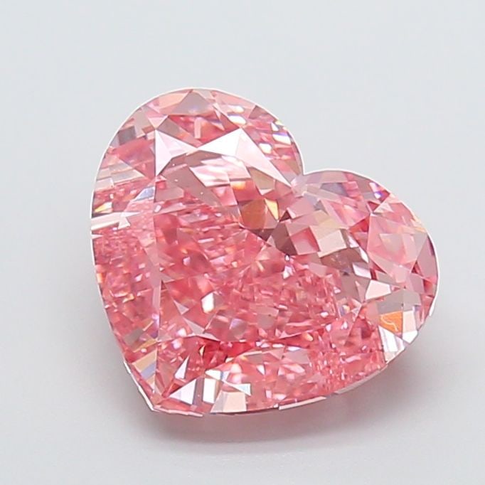 Loose Diamond - HEART 5.0ct Fancy Vivid Pink VS1: Loose Diamond - HEART 5.0ct Fancy Vivid Pink VS1 Source: This is a real non-mined Diamond that has been grown in a lab Shape: HEART Carats: 5.0 Color: Fancy Vivid Pink Certification: IGI Video:
