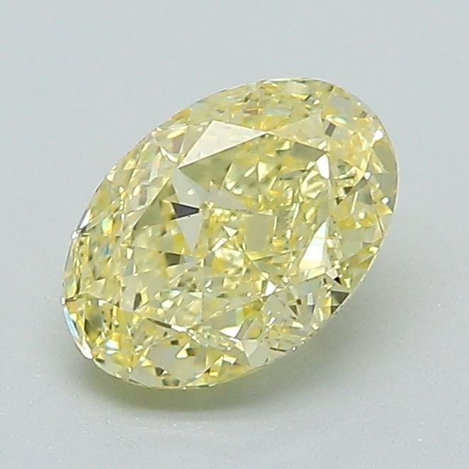 Loose Diamond - OVAL 1.07ct Fancy Yellow VS1: Loose Diamond - OVAL 1.07ct Fancy Yellow VS1 Source: This is a real non-mined Diamond that has been grown in a lab Shape: OVAL Carats: 1.07 Color: Fancy Yellow Certification: IGI Video: